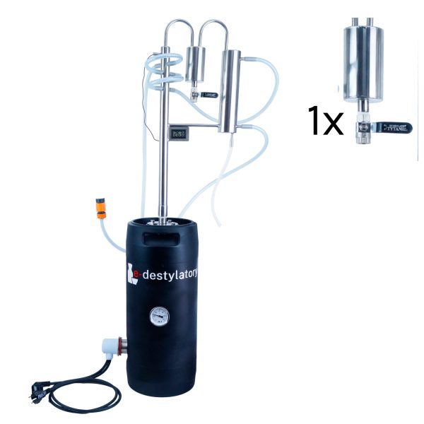 Destylator elektryczny beczka KEG 20l zimne palce 2000W