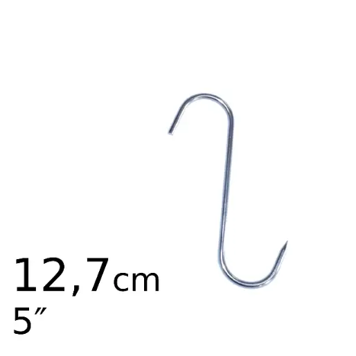 Hak wędliniarski 12,7cm 5″ haki wędzarnicze haki do wędzenia wędlin