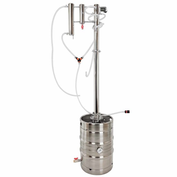 Destylator KEG 50l lub 30l szeroki wlew, 8x zimne palce 210cm