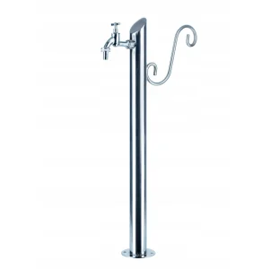Kran Ogrodowy hydrant 70cm INOX kranik z dolnym przyłączem – HYD-70D