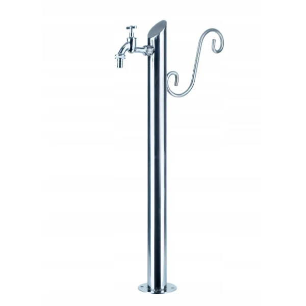 Kran Ogrodowy hydrant 70cm INOX kranik z dolnym przyłączem – HYD-70D