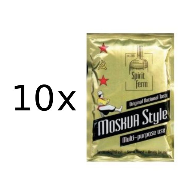 Drożdże gorzelnicze MOSKVA STYLE 20% 10szt