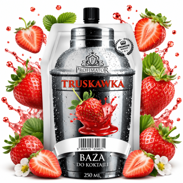 ZAPRAWKA BAZA DO KOKTAJLI TRUSKAWKA 250 ml
